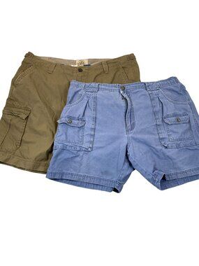 2 Redhead Men's Cargo Shorts Size 44 Lot of 2 Cotton Casual Camping Fishing